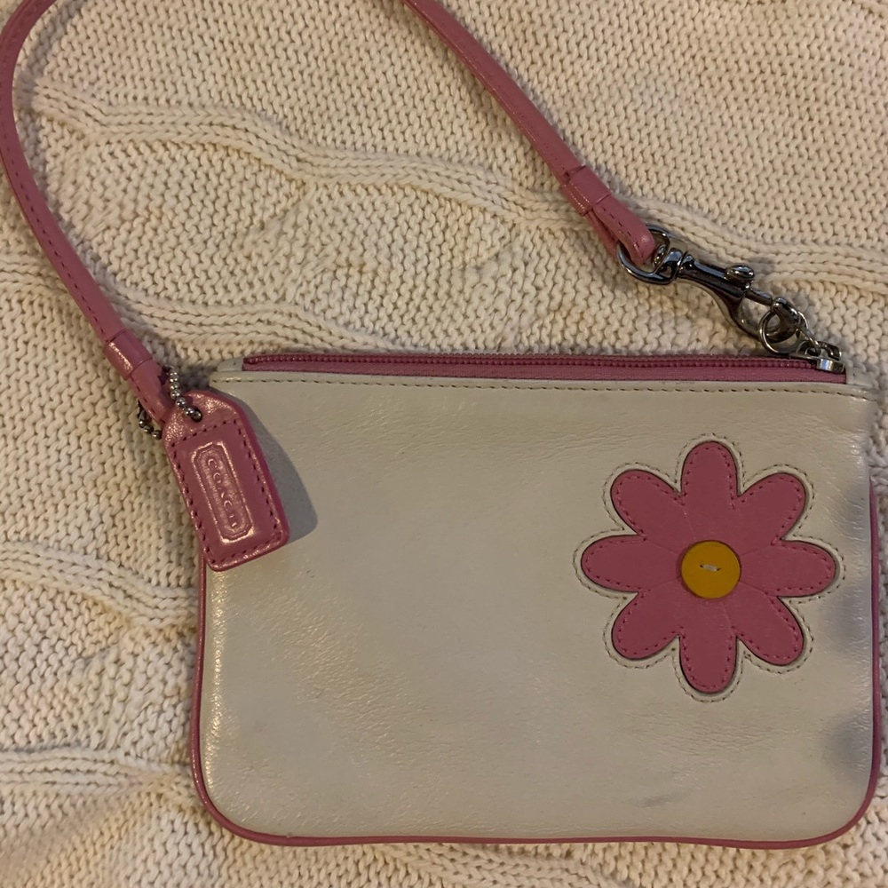 Coach Flower Wristlet